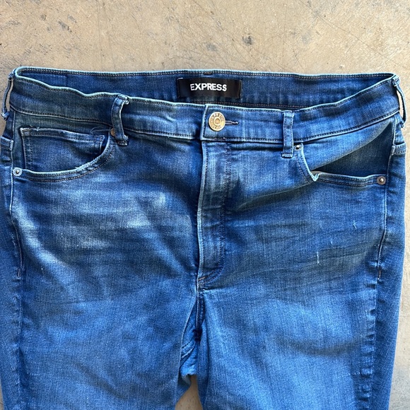 Express Ankle Legging High Rise Stretch+ Jeans - Picture 3 of 6